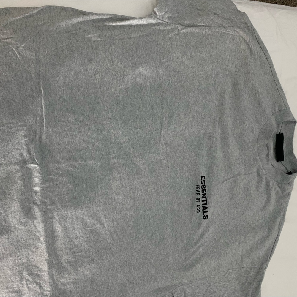 Essentials Gray Short Sleeve Tee